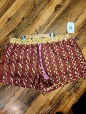 Aerie Textured Boho Shorts XXL | Granola Girl Cabincore Earthy Lounge